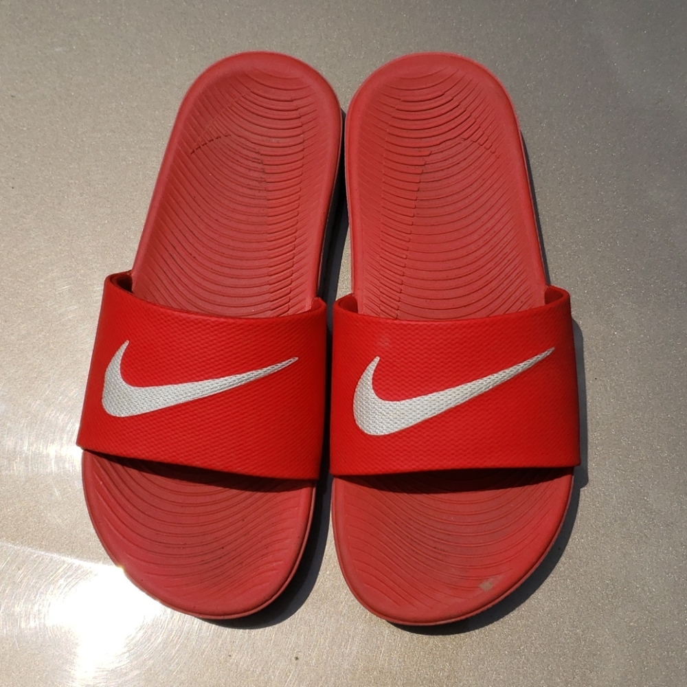Nike *Red and White* Slides